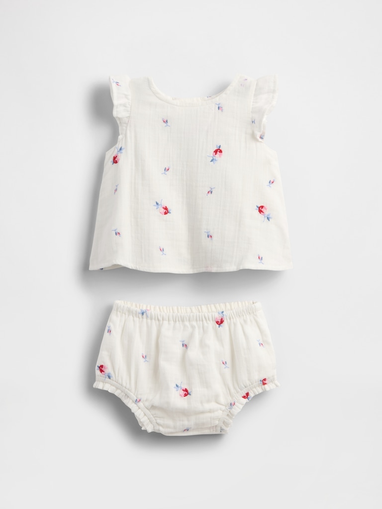 Baby Crinkle Gauze Outfit Set