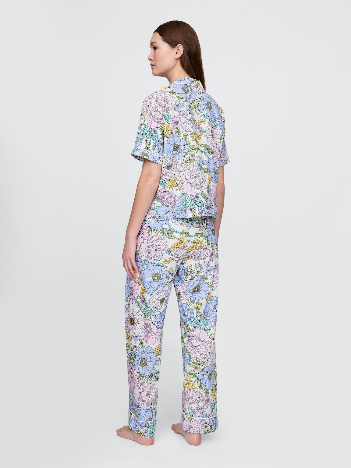 Linen-Blend PJ Pants