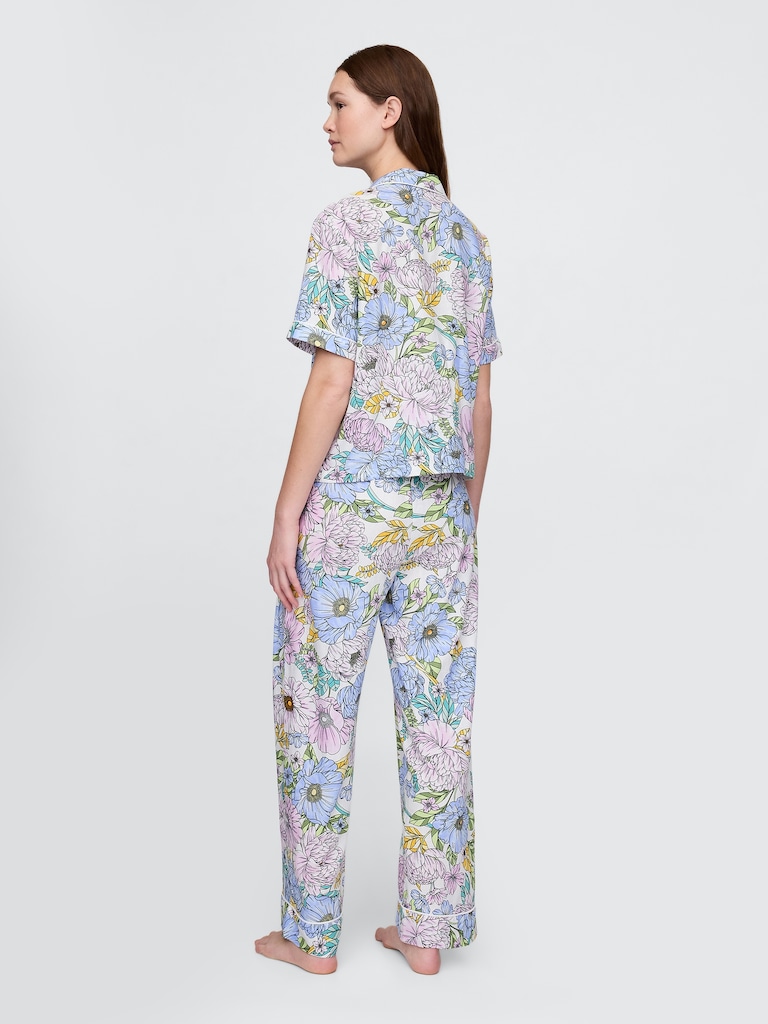 Linen-Blend PJ Pants