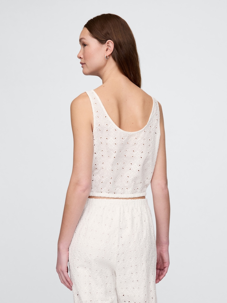 Cinched-Hem Crop Top