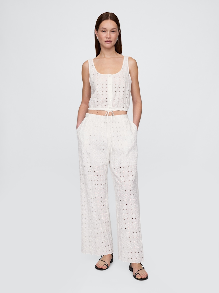 Cinched-Hem Crop Top