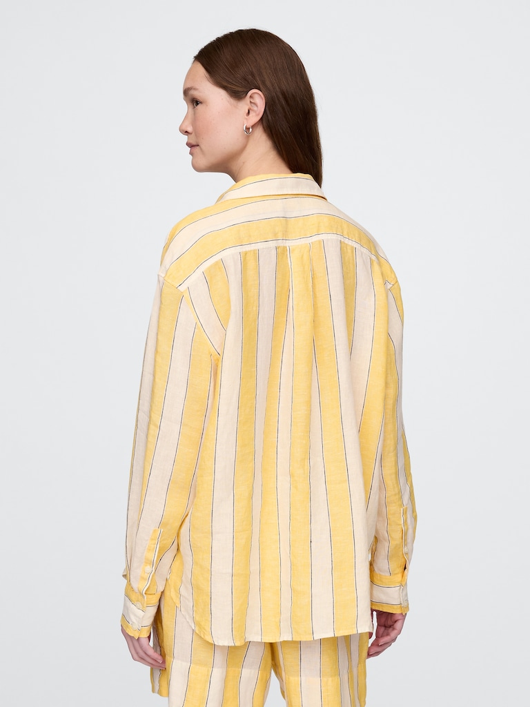 100% Linen Oversized Shirt