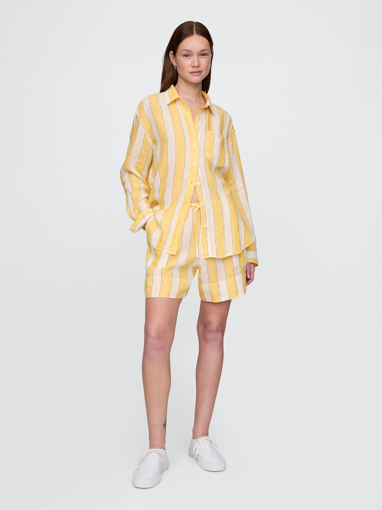 100% Linen Oversized Shirt