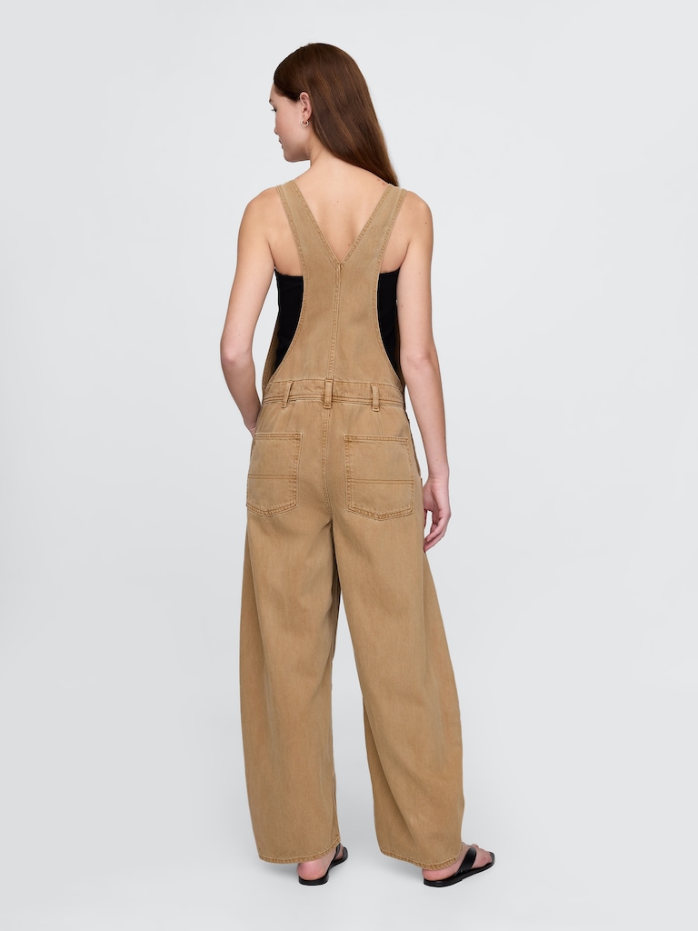 UltraSoft Denim Horseshoe Overalls