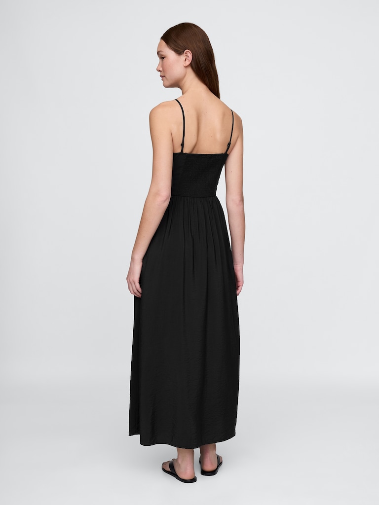 Drop-Waist Maxi Dress