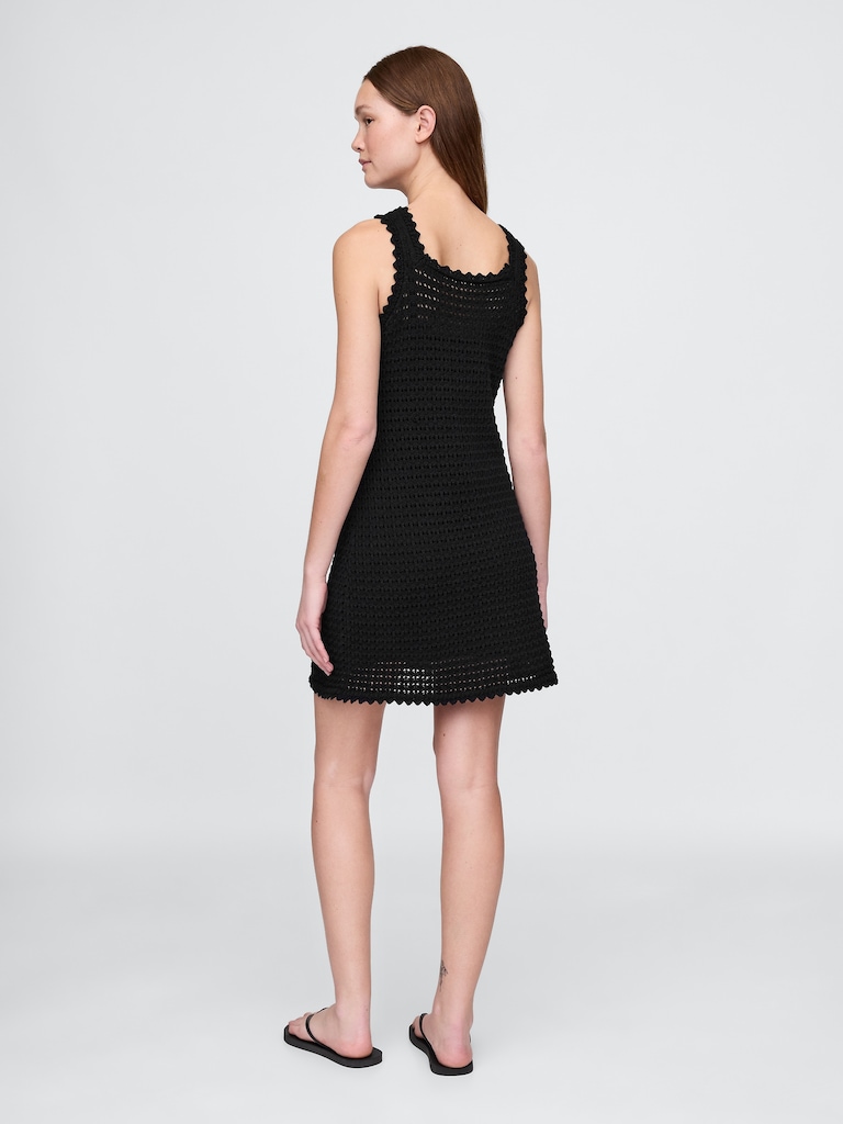 Crochet Mini Dress