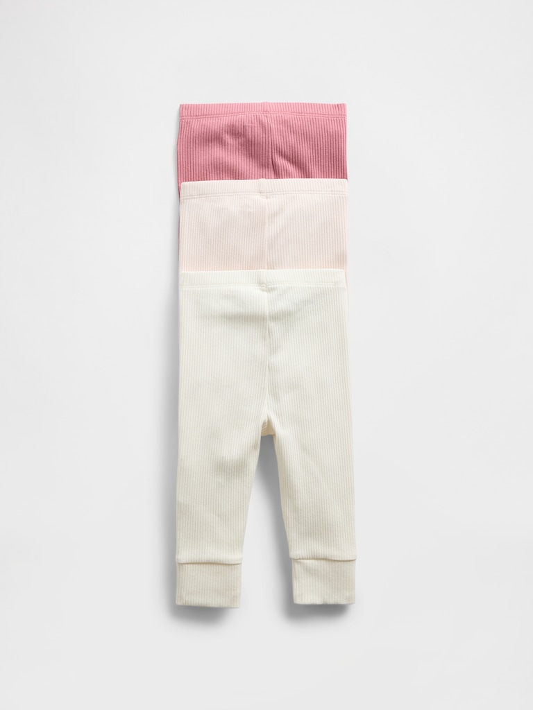 Baby First Favorites TinyRib Pants (3-Pack)