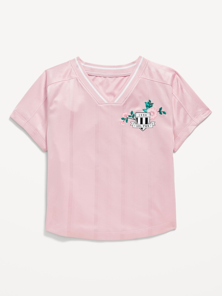 Short-Sleeve Graphic Jersey T-Shirt for Girls