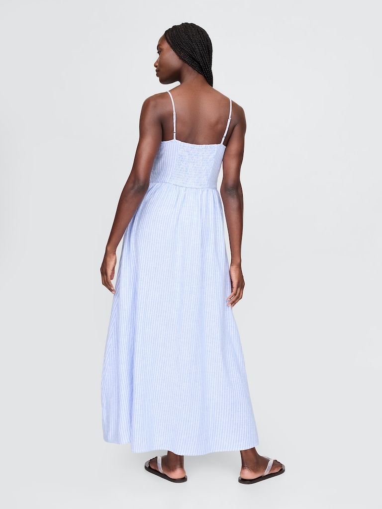 Drop-Waist Maxi Dress