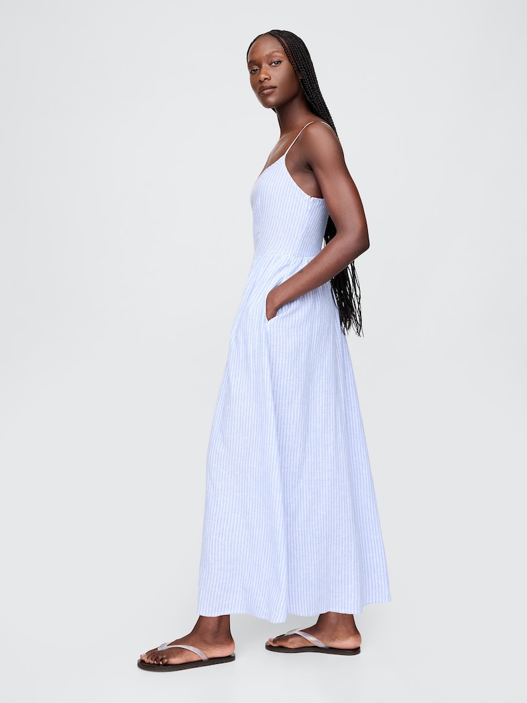 Drop-Waist Maxi Dress