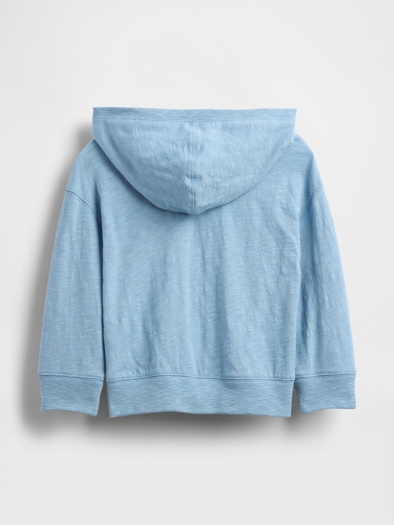 Baby & Toddler Organic Cotton Hooded T-Shirt