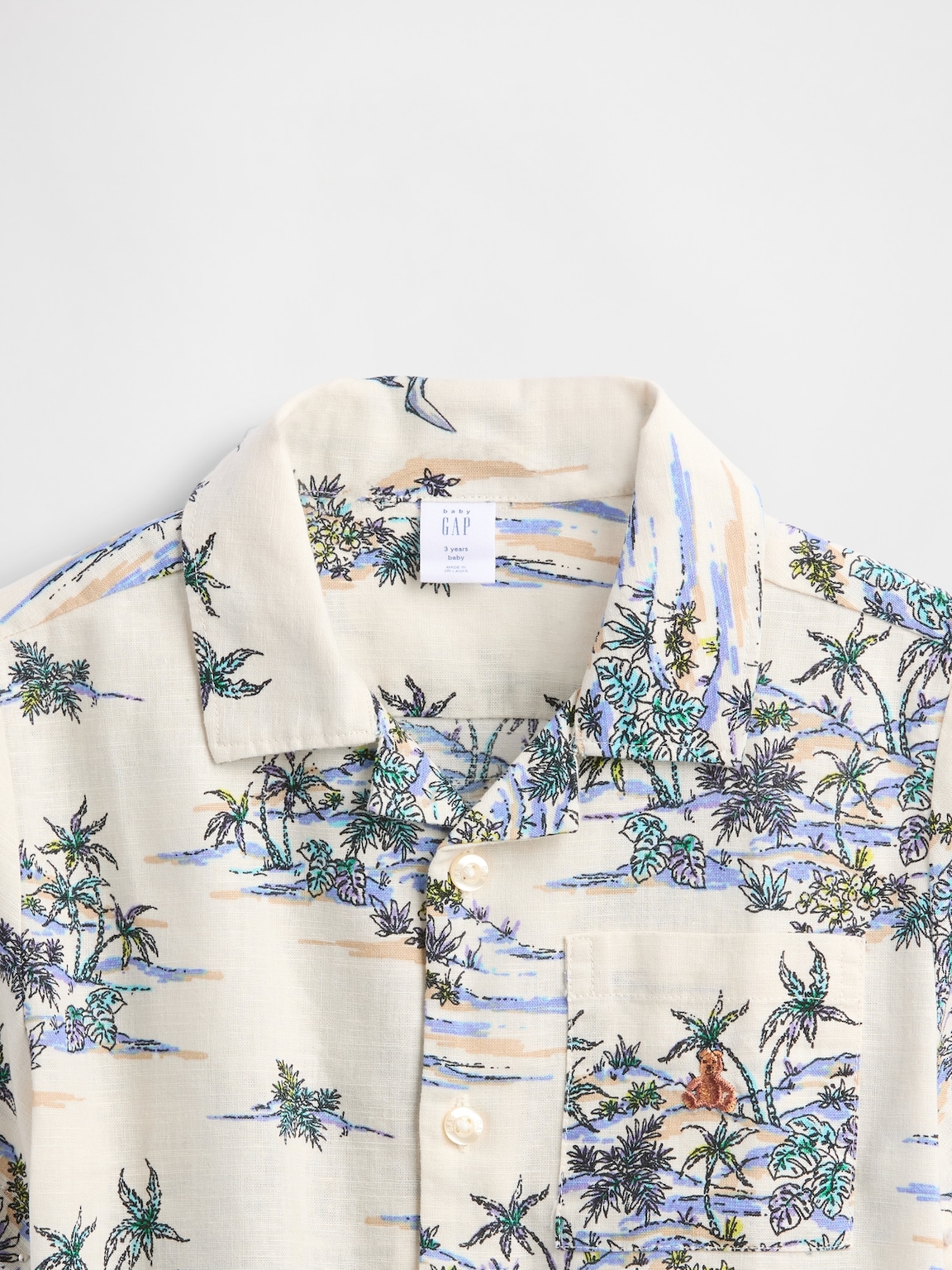 Baby & Toddler Linen-Cotton Cabana Shirt