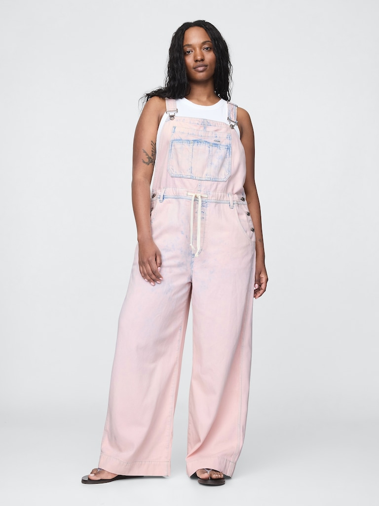 UltraSoft Denim Baggy Overalls