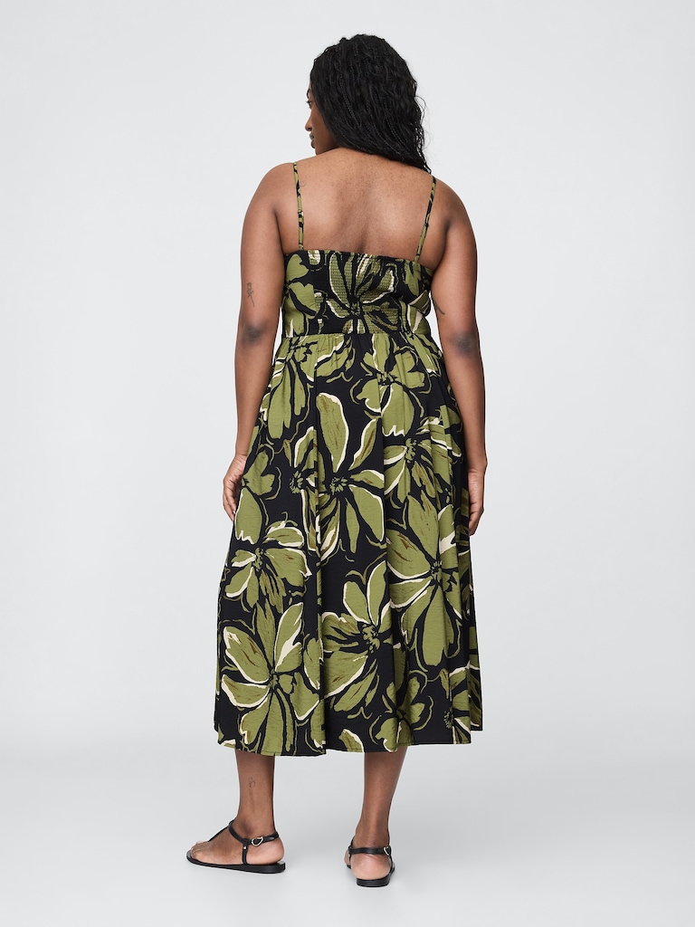 Floral V-Neck Maxi Dress