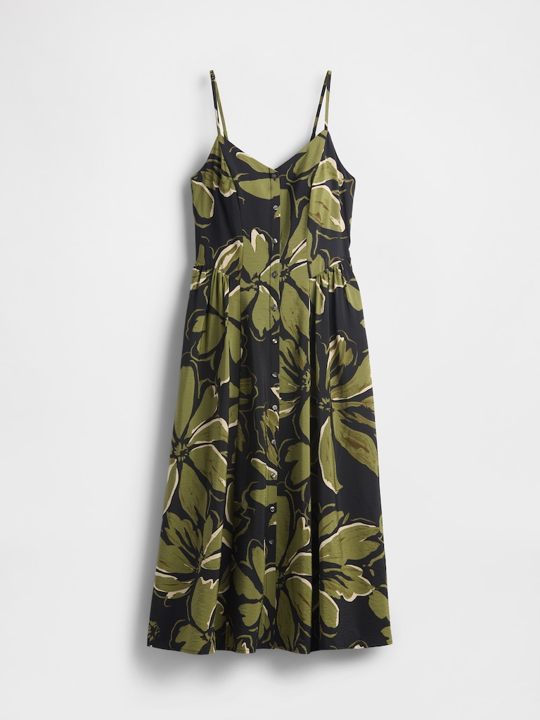 Floral V-Neck Maxi Dress