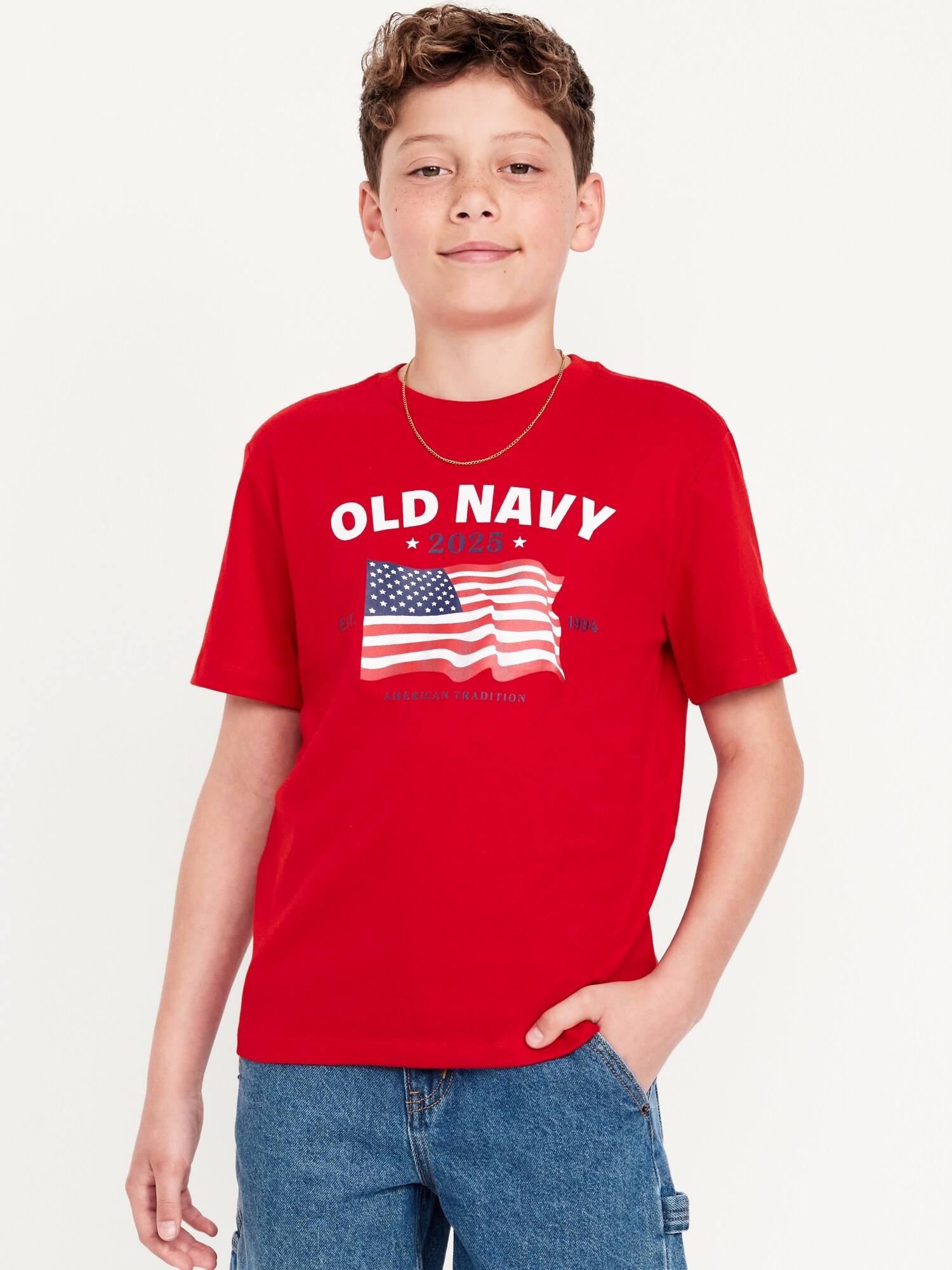 Flag-Graphic T-Shirt