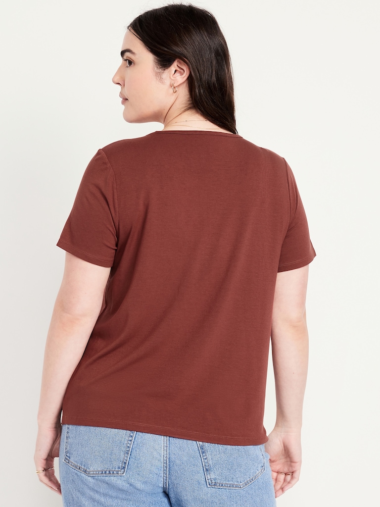 Luxe V-Neck T-Shirt