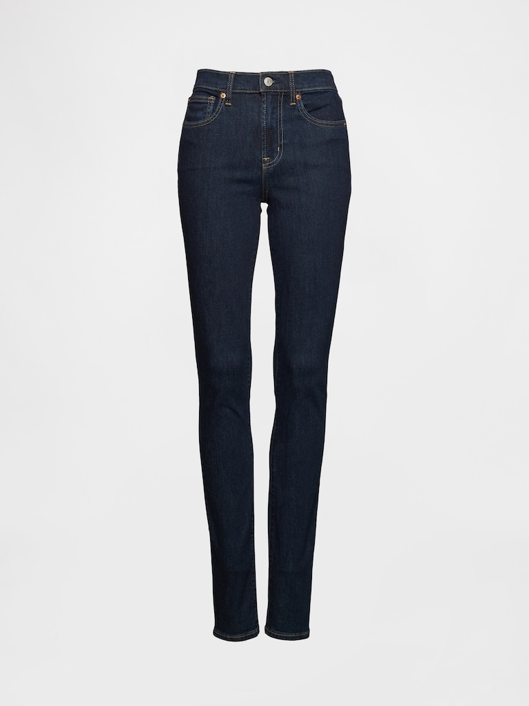 Mid Rise True Skinny Jeans