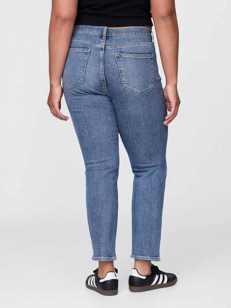 High Rise Vintage Slim Jeans