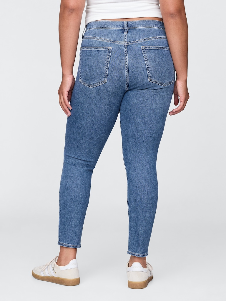 High Rise True Skinny Jeans