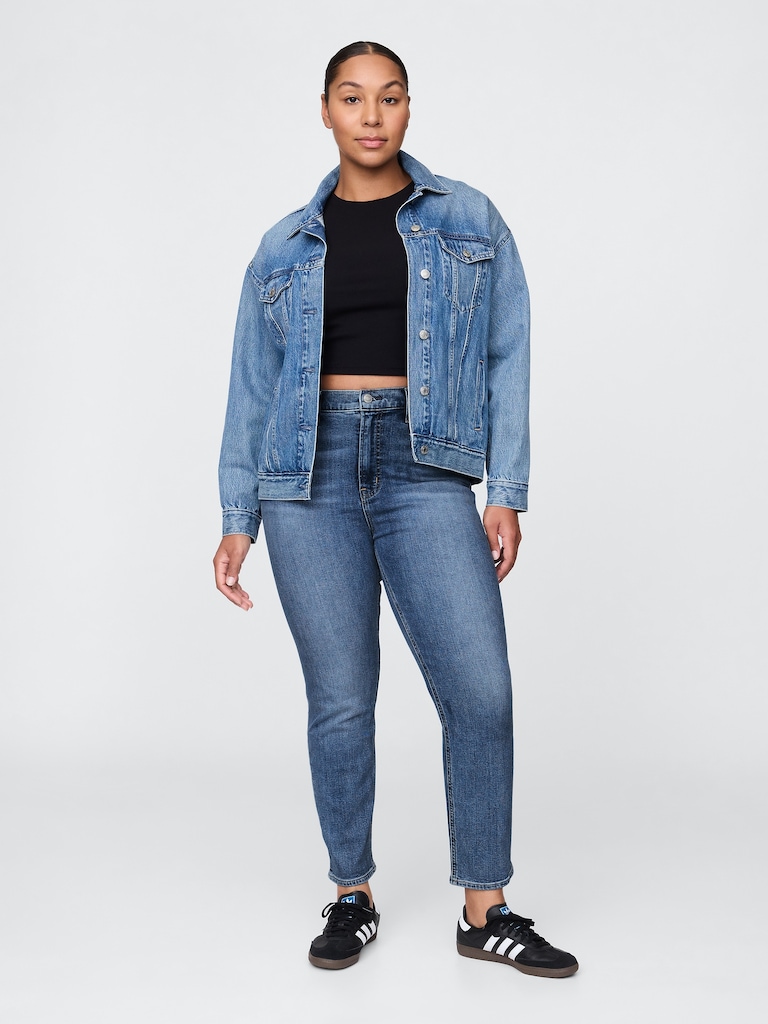 High Rise Vintage Slim Jeans
