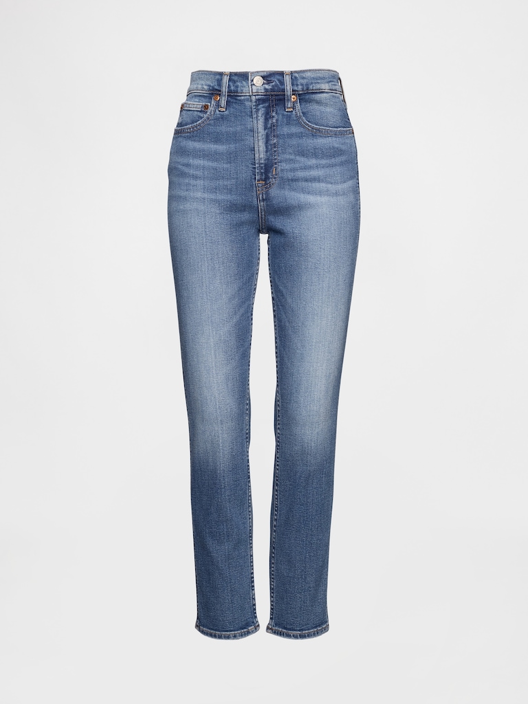High Rise Vintage Slim Jeans