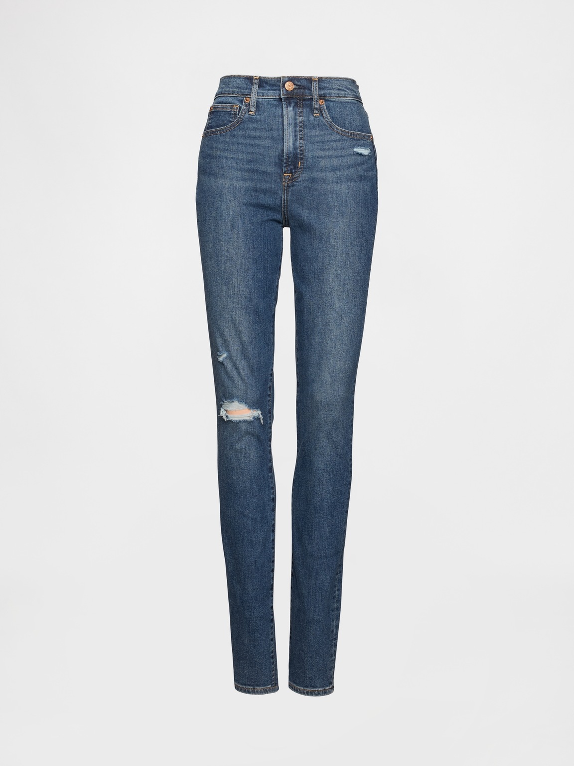High Rise True Skinny Jeans