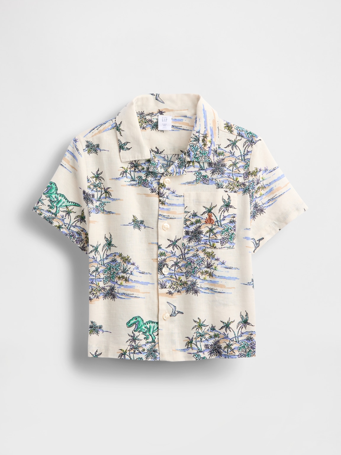 Baby & Toddler Linen-Cotton Cabana Shirt