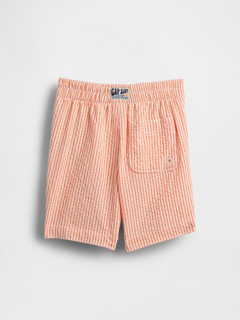 Baby & Toddler Seersucker Swim Trunks