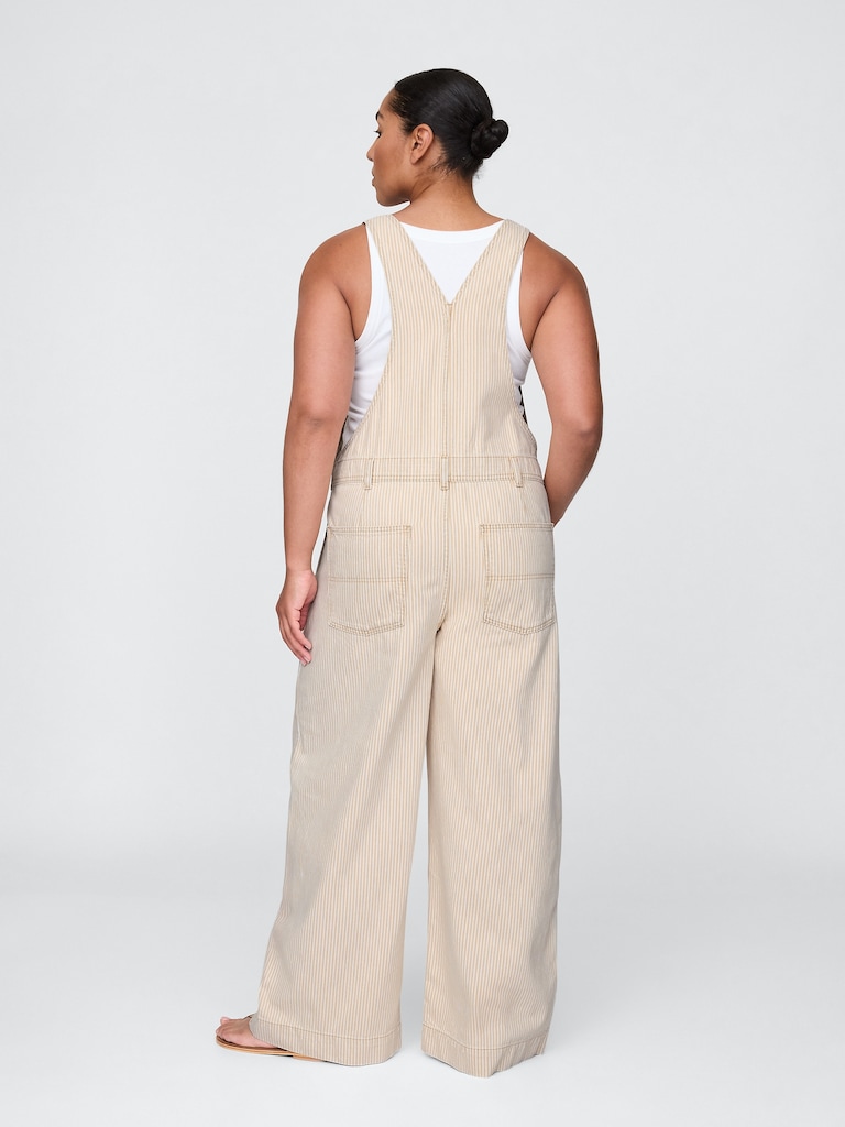 Denim Baggy Overalls