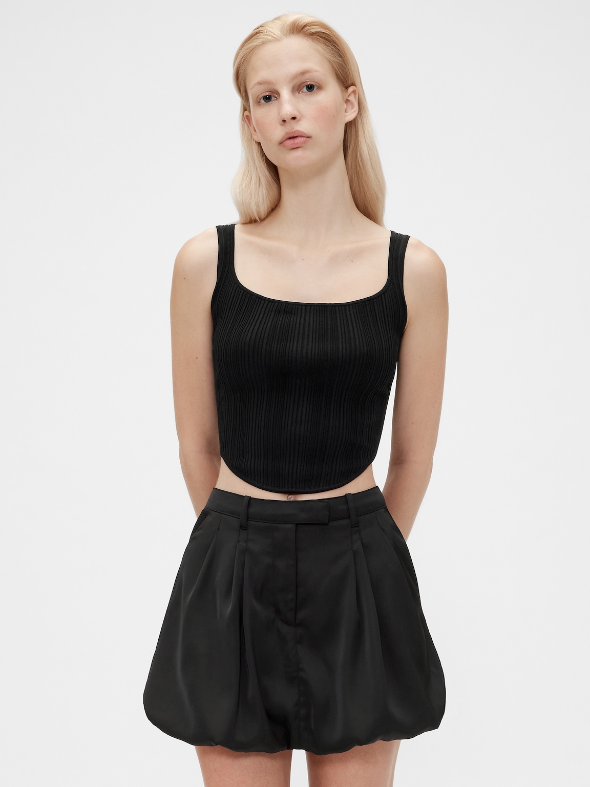 GapStudio Knit Corset Top