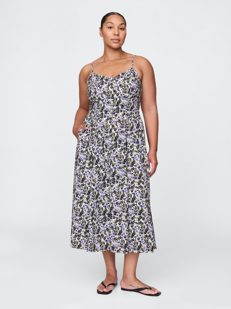 Floral V-Neck Maxi Dress