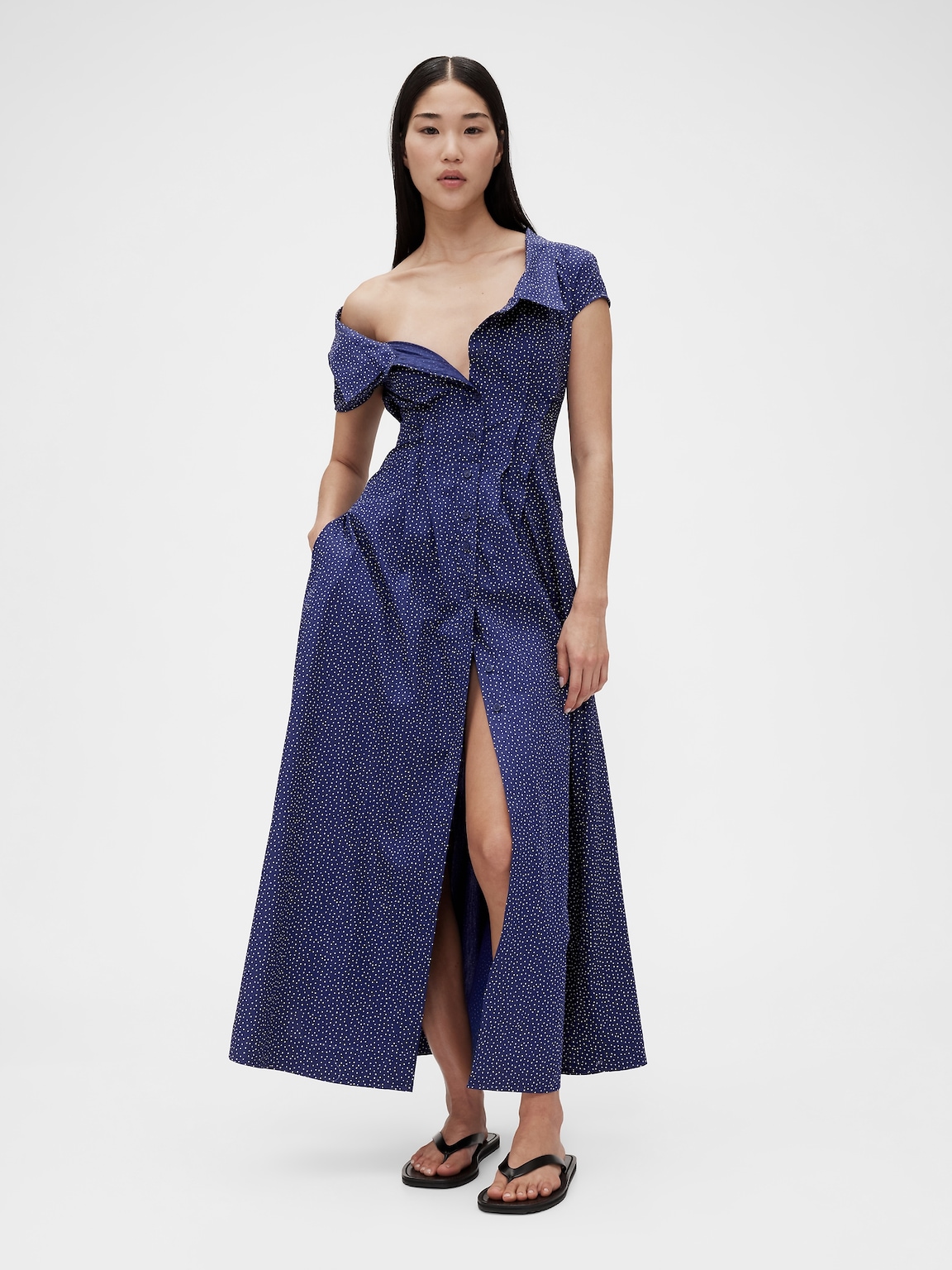 GapStudio Poplin Maxi Shirtdress