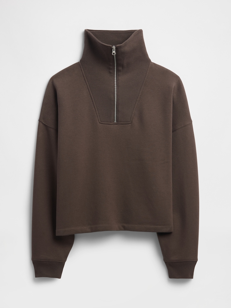 Oversized Quarter-Zip Sweatshirt
