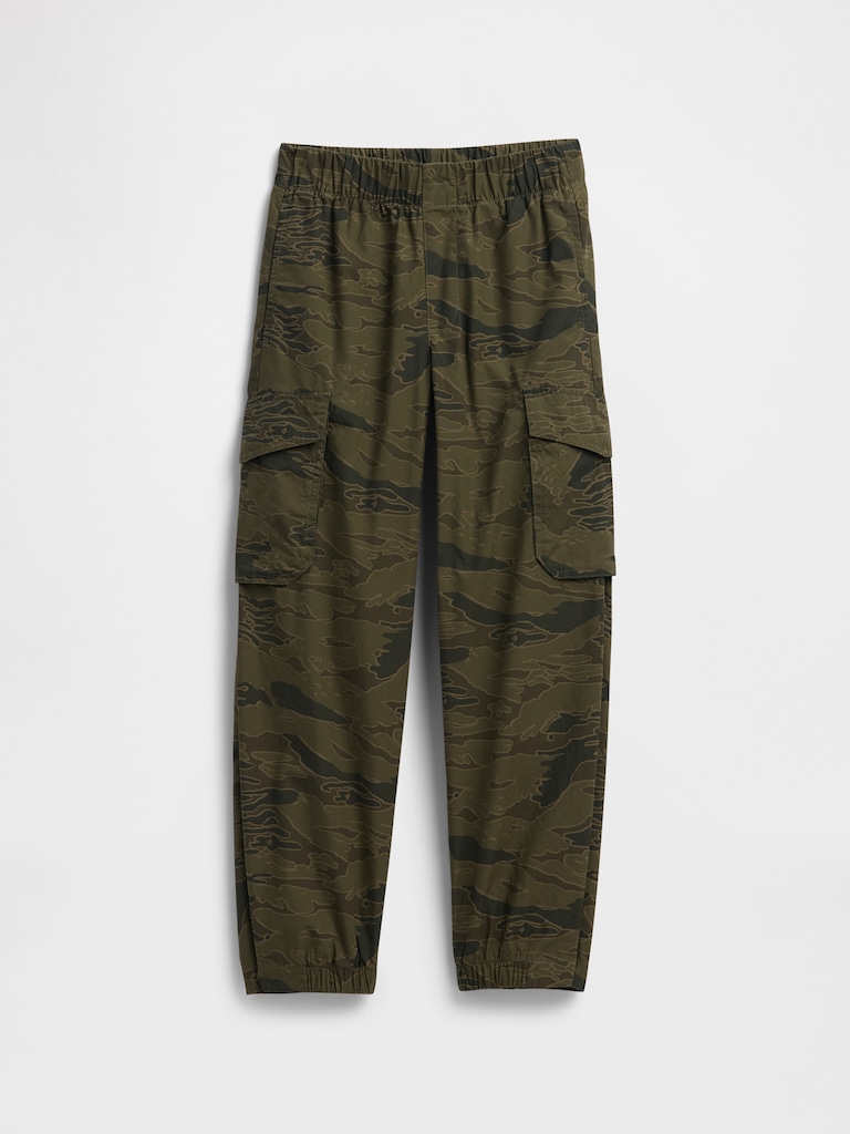 Kids Pull-On Cargo Parachute Pants