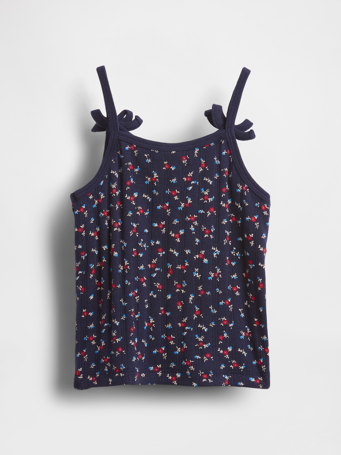 Baby & Toddler Pointelle Rib Bow Cami