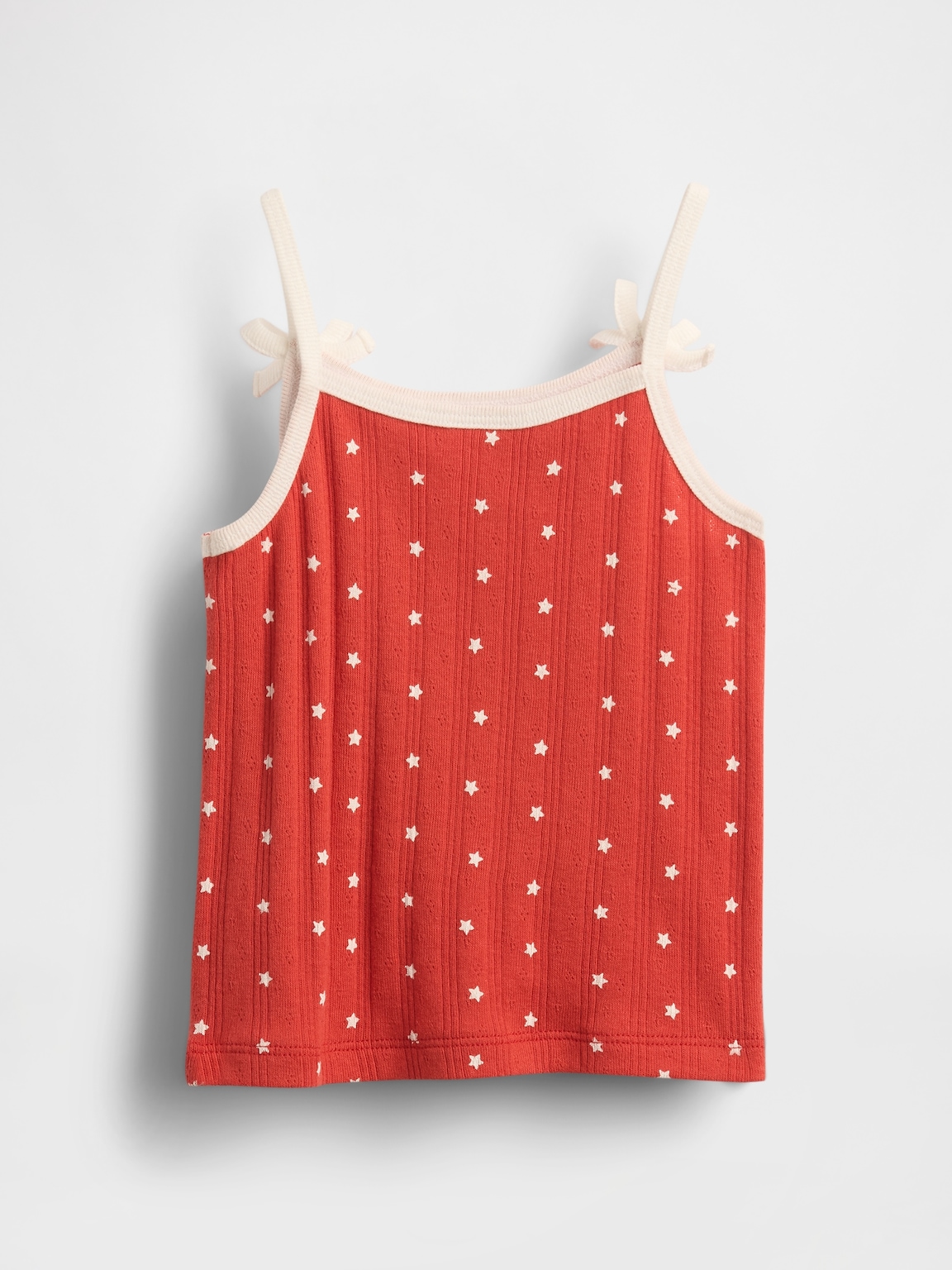 Baby & Toddler Pointelle Rib Bow Cami