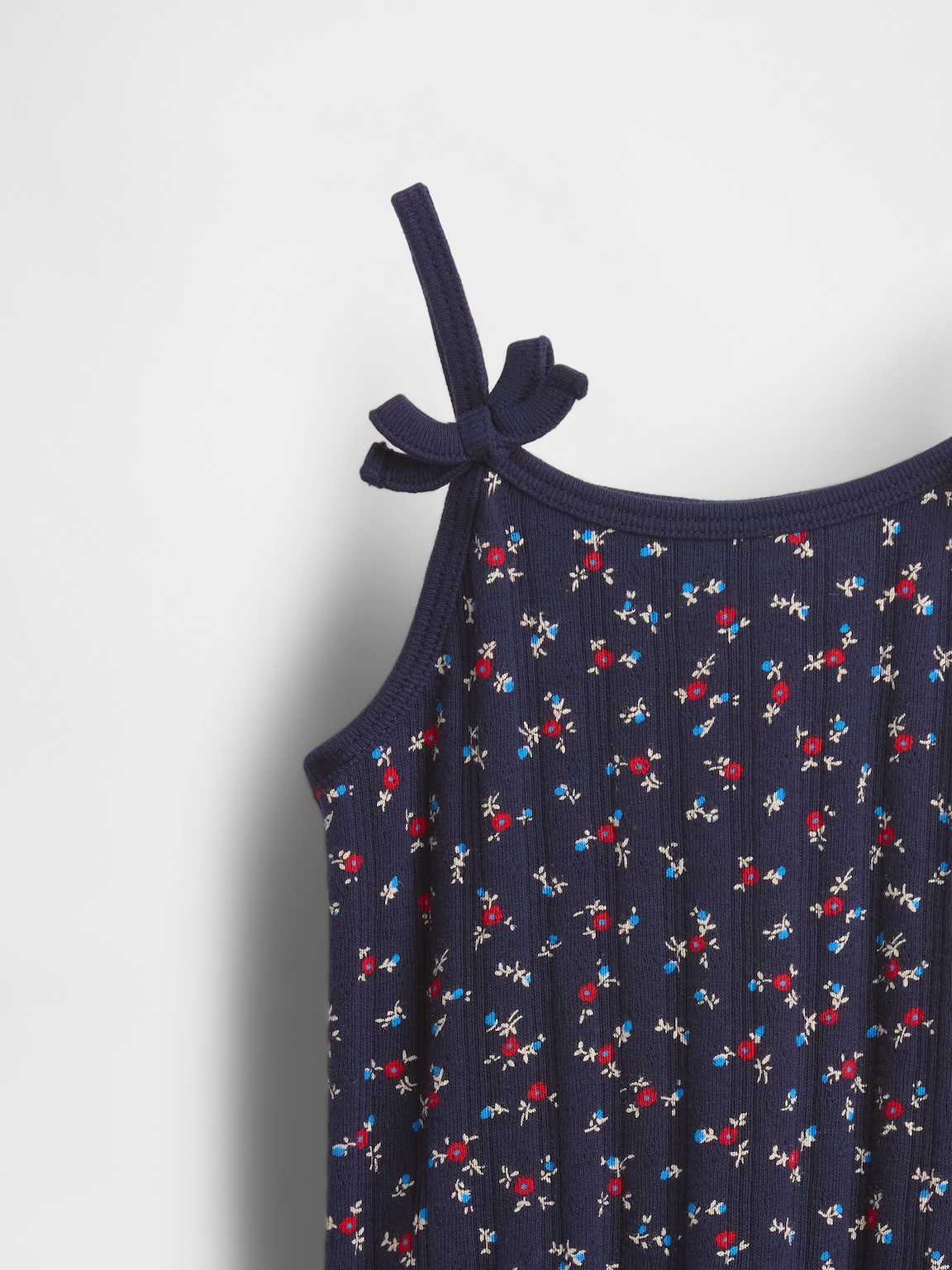 Baby & Toddler Pointelle Rib Bow Cami
