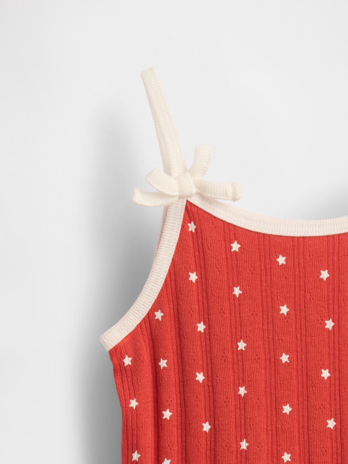 Baby & Toddler Pointelle Rib Bow Cami