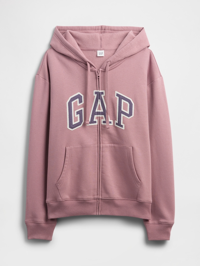 Relaxed Gap Logo Zip Hoodie