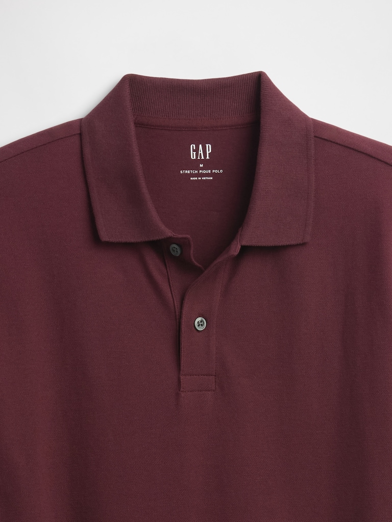 Stretch Pique Polo Shirt