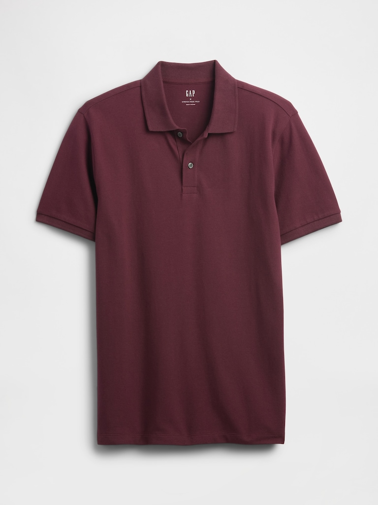 Stretch Pique Polo Shirt