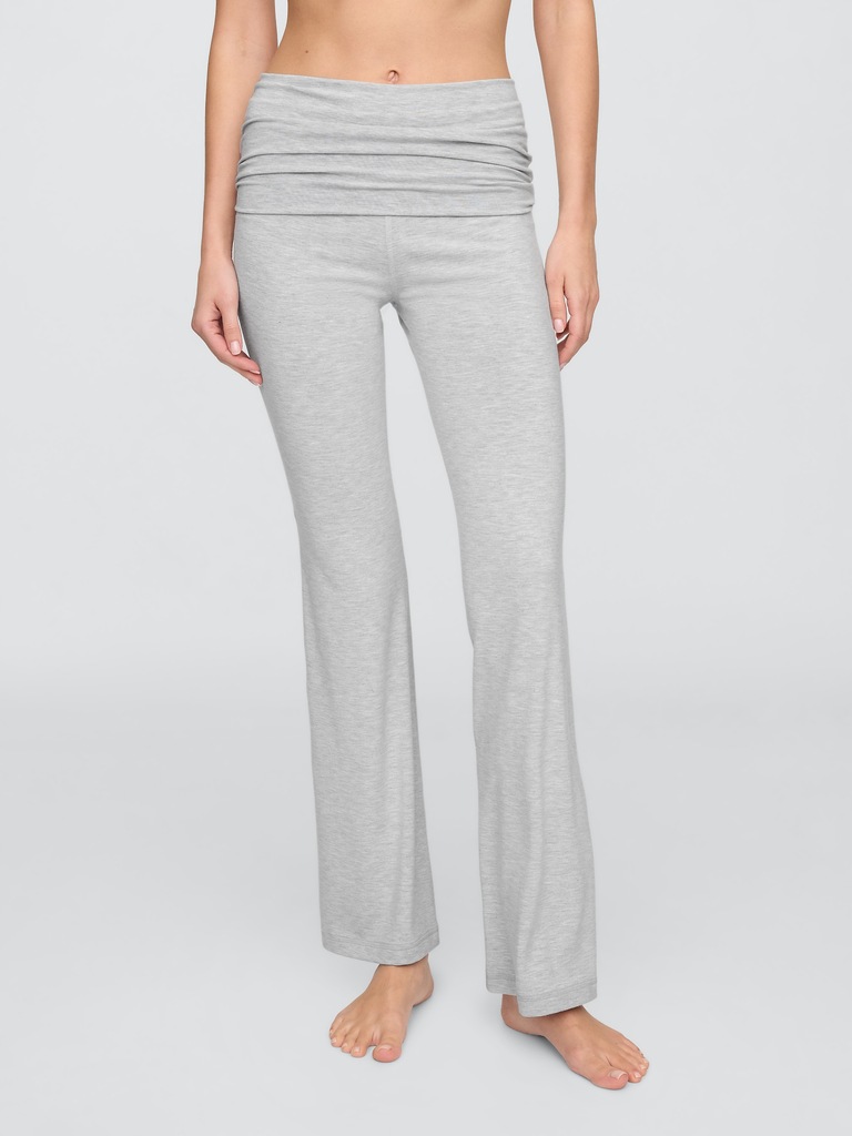 Foldover Flare Leggings