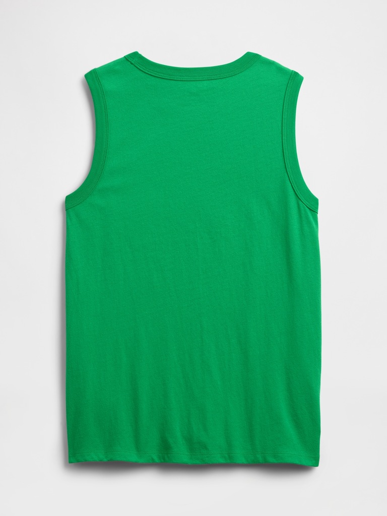 Kids Gap Logo Muscle Tank Top