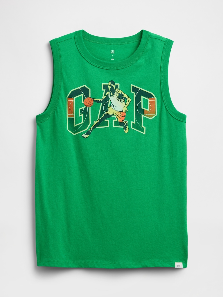 Kids Gap Logo Muscle Tank Top