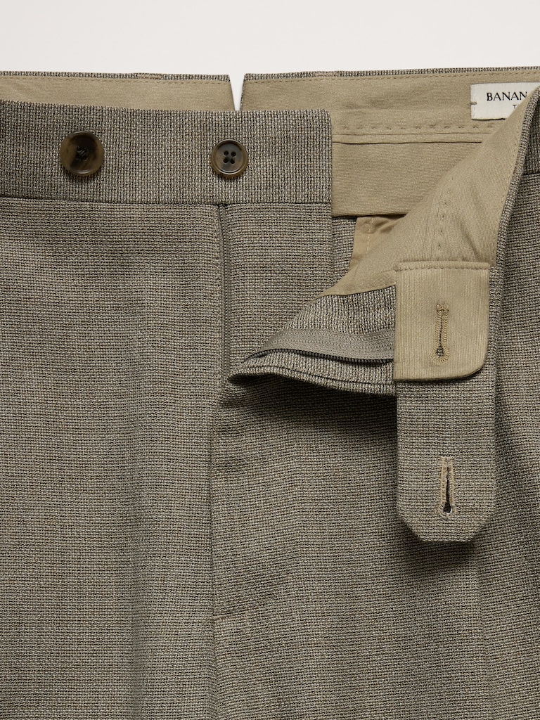 Italian Wool Ventile Suit Pant