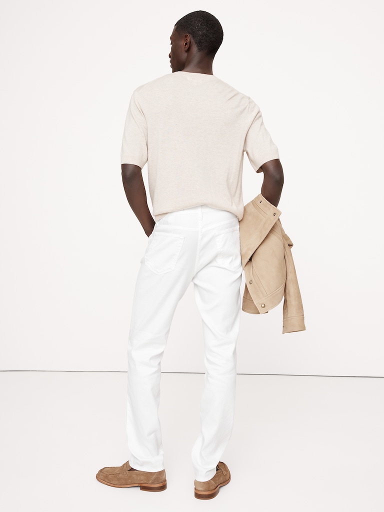Slim Linen-Cotton Traveler Pant