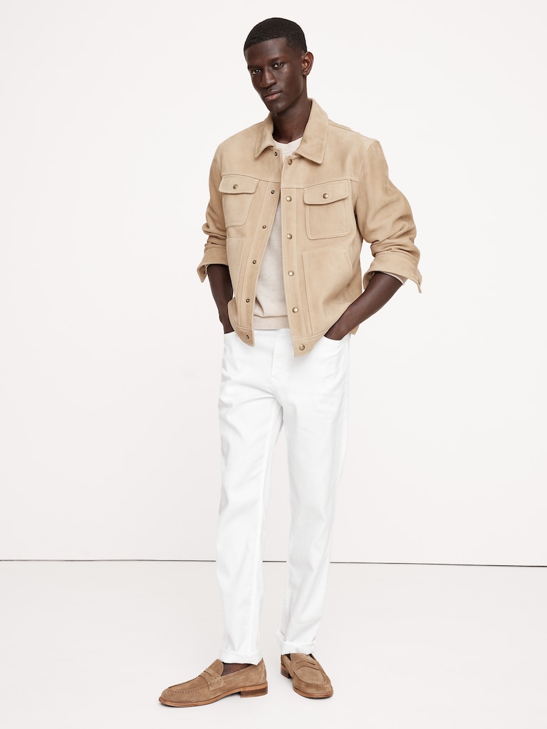 Slim Linen-Cotton Traveler Pant