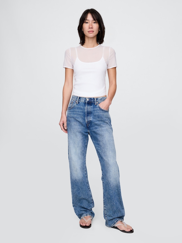 Mesh Crop T-Shirt