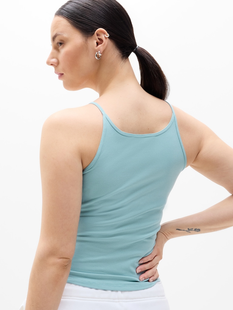 Signature Rib Thin Strap Tank